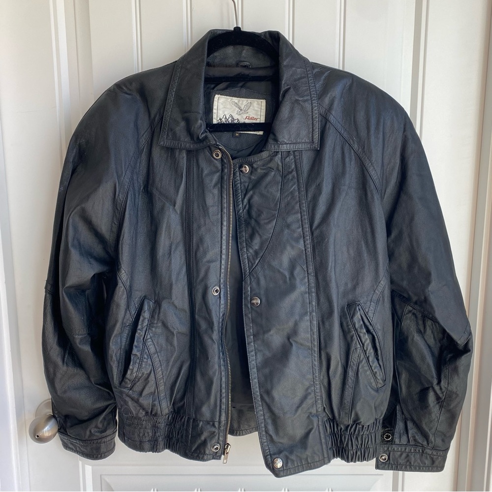 Vintage Adler Leather Jacket Size Medium